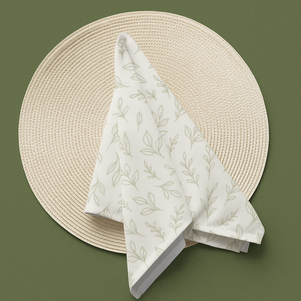 misty stems – cloth napkin set (4 pcs)