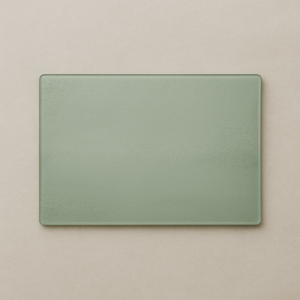 sage stone – textured glass cutting board