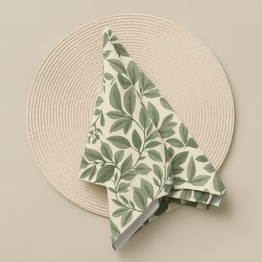 sage garden – cloth napkin set (4 pcs)