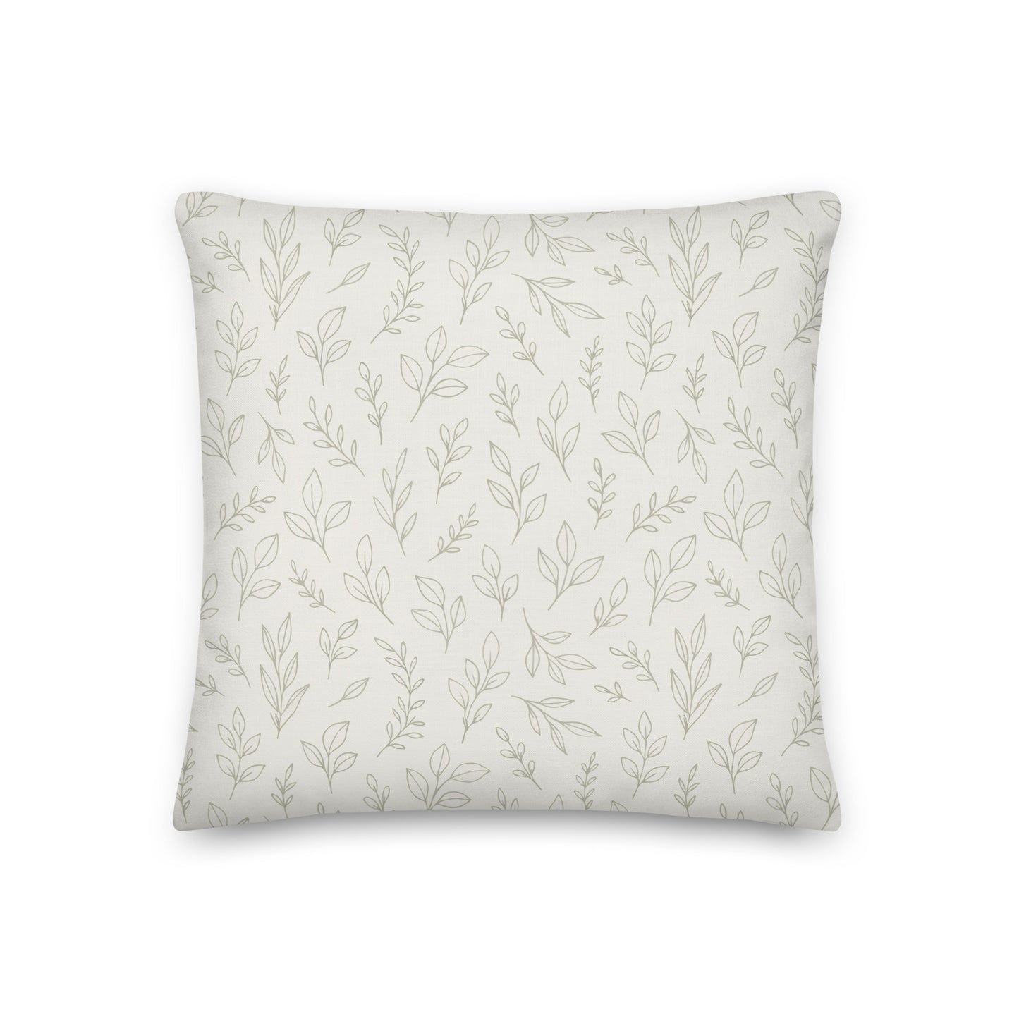 misty stems – Premium Linen-Feel Pillow
