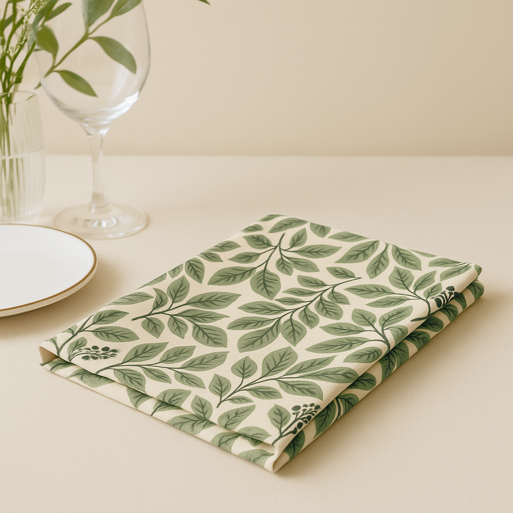 sage garden – cloth napkin set (4 pcs)