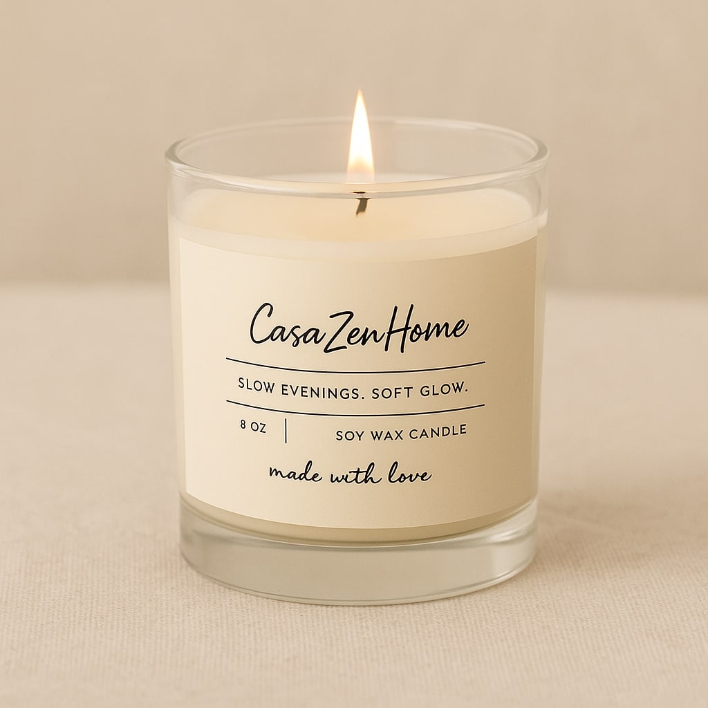 soft glow – Soy Wax Candle (Unscented)