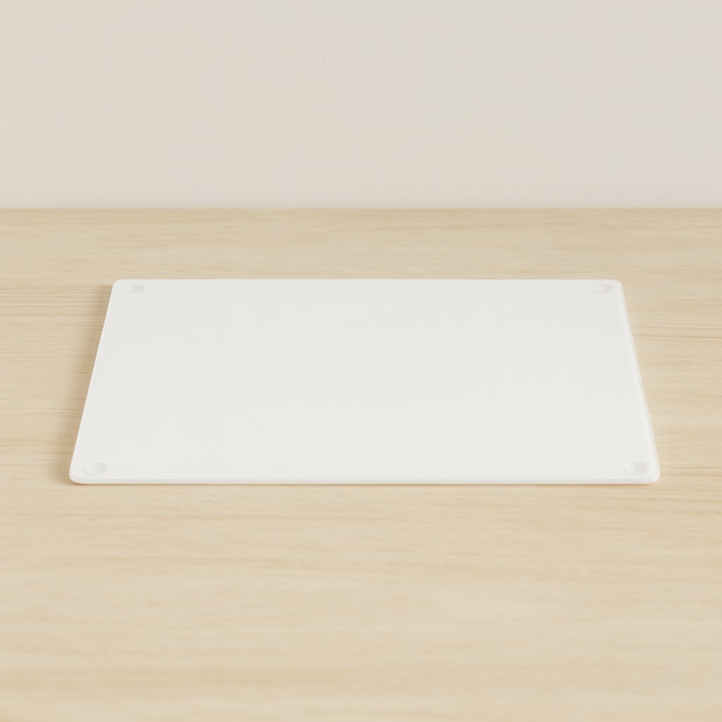 sage haze – textured glass cutting board