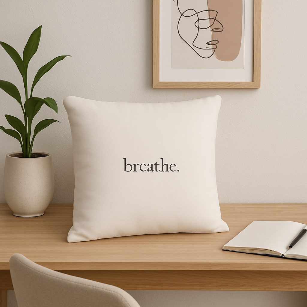 breathe – Premium Linen-Feel Pillow