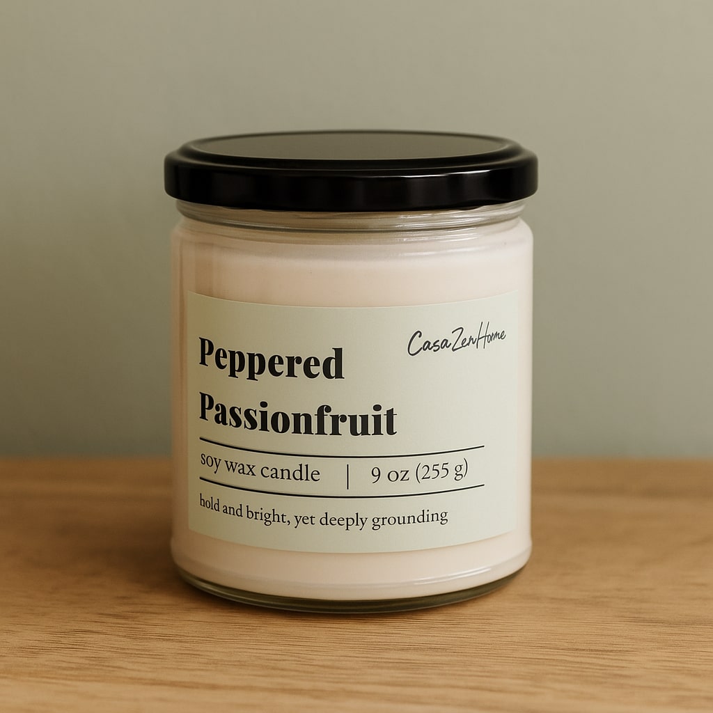 peppered passionfruit – Premium Scented Soy Candle
