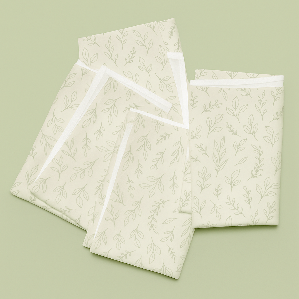 misty stems – cloth napkin set (4 pcs)