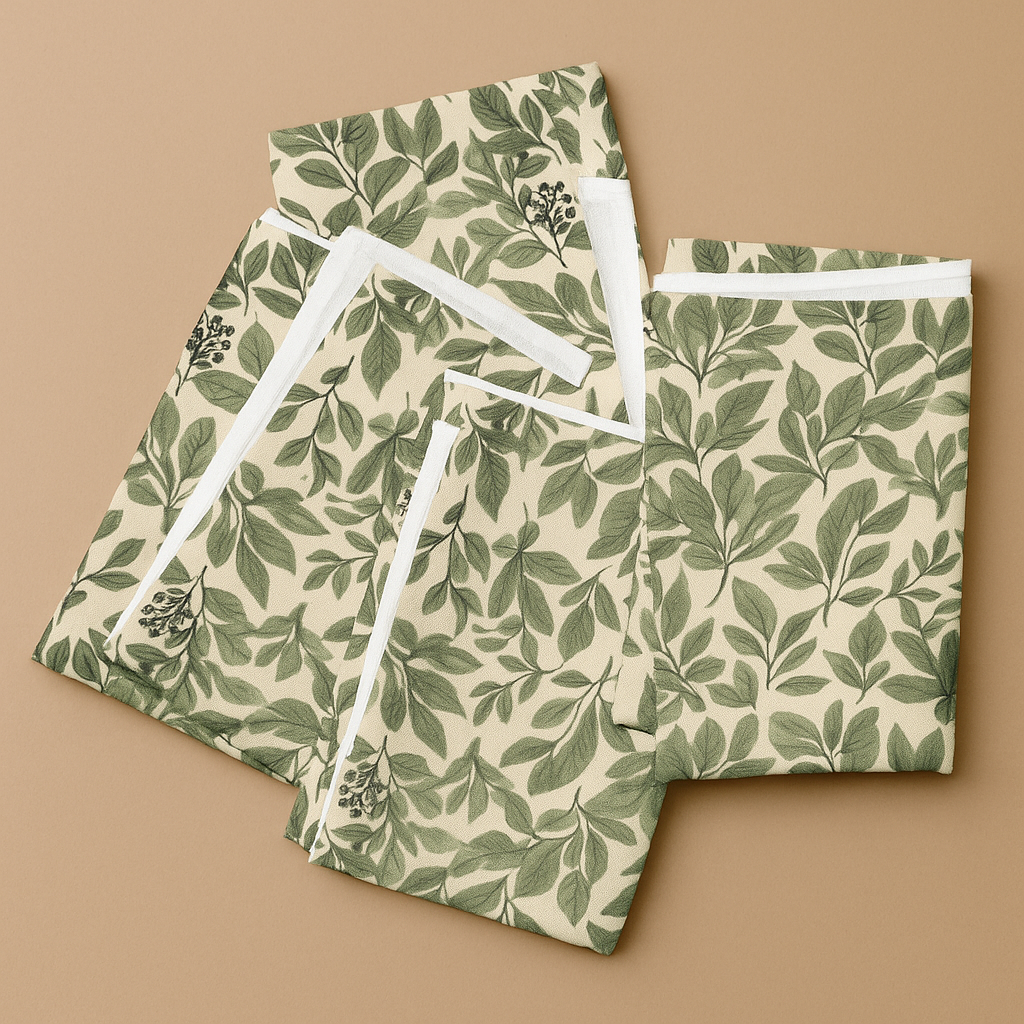 sage garden – cloth napkin set (4 pcs)