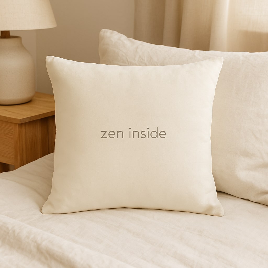 zen inside – Premium Linen-Feel Pillow