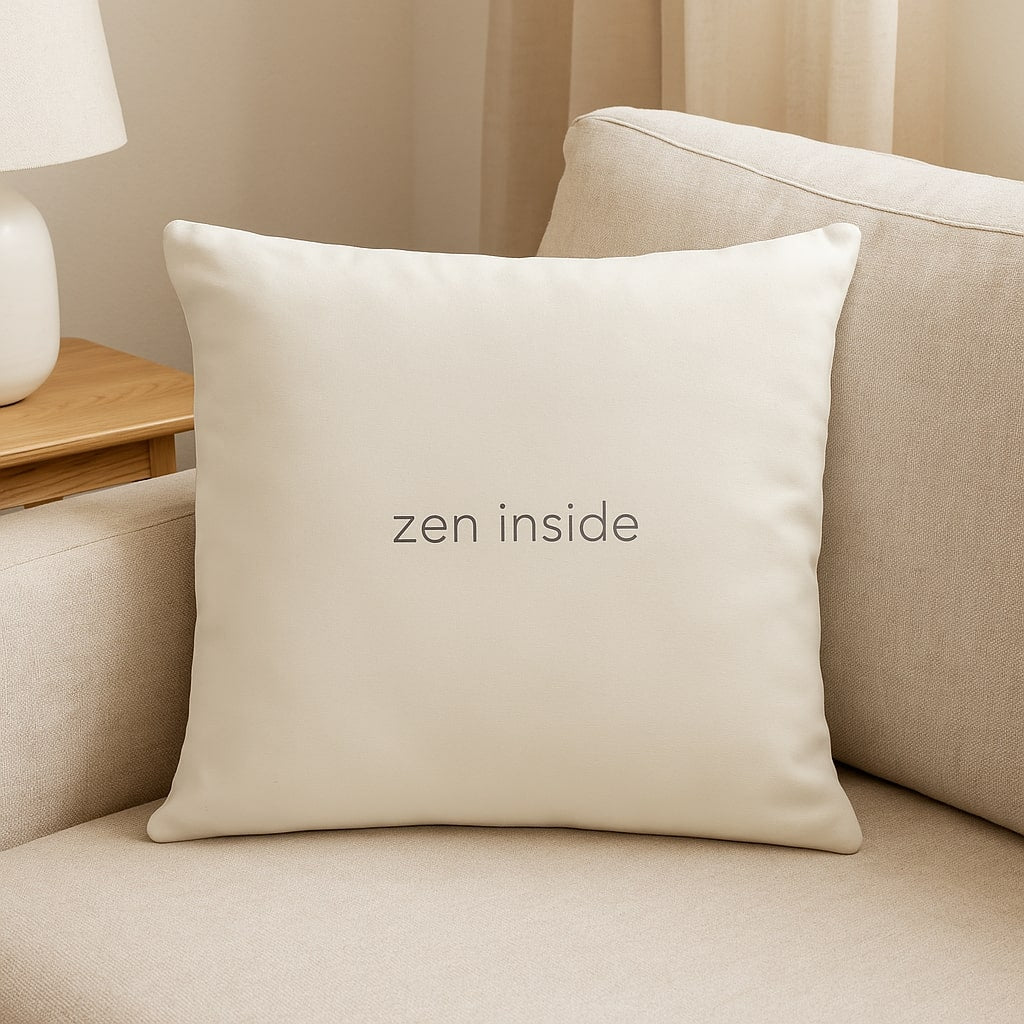 zen inside – Premium Linen-Feel Pillow