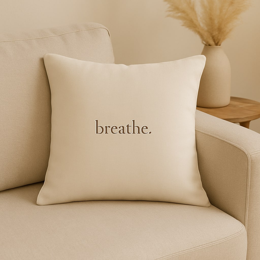 breathe – Premium Linen-Feel Pillow