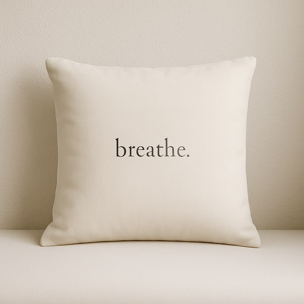 breathe – Premium Linen-Feel Pillow