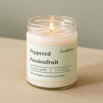 peppered passionfruit – Premium Scented Soy Candle