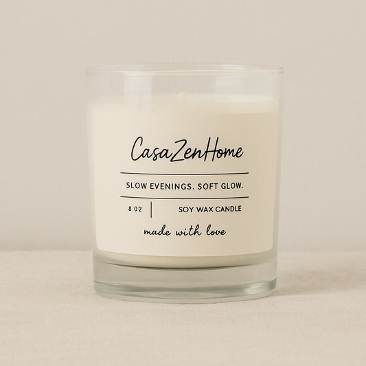 soft glow – Soy Wax Candle (Unscented)