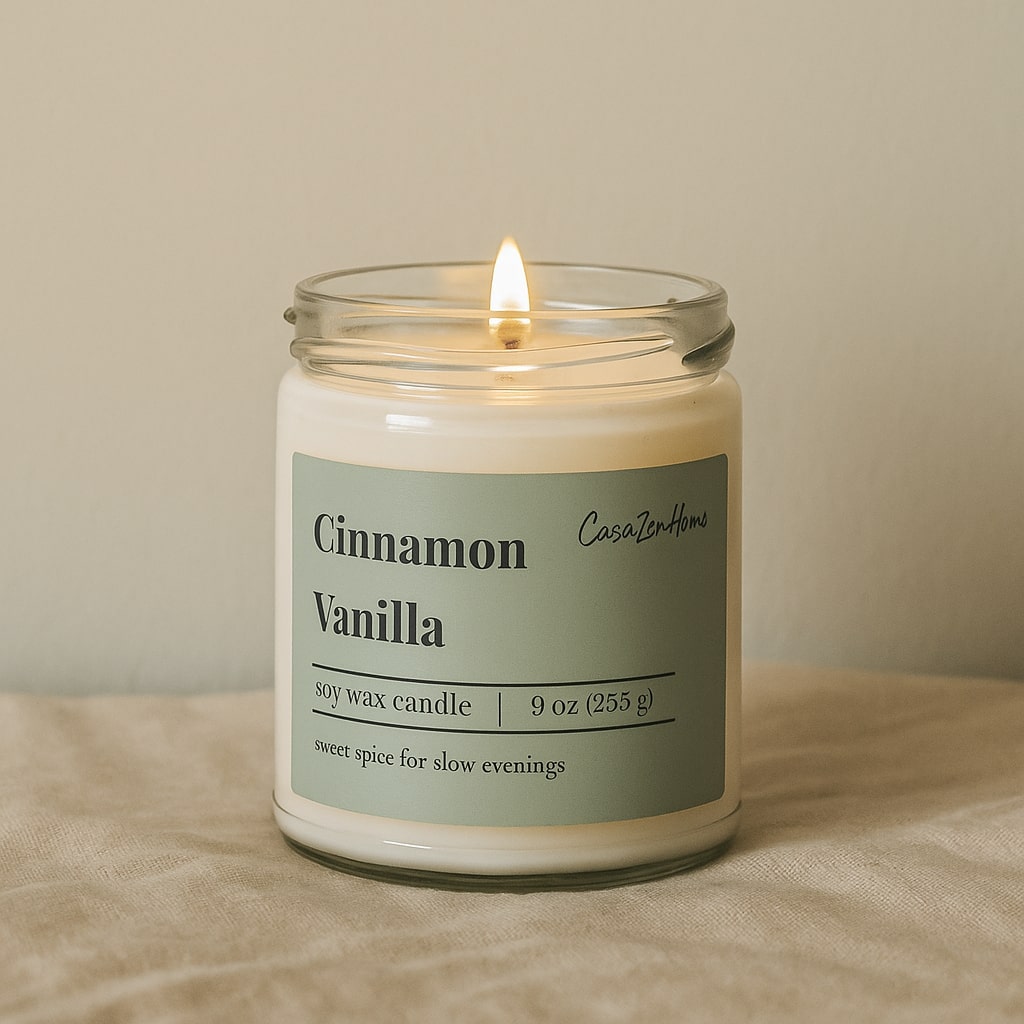 cinnamon vanilla – Premium Scented Soy Candle