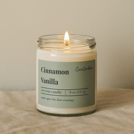 cinnamon vanilla – Premium Scented Soy Candle