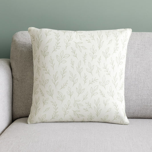 misty stems – Premium Linen-Feel Pillow