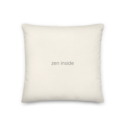zen inside – Premium Linen-Feel Pillow