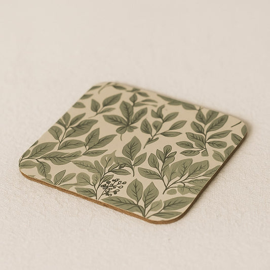 leaf harmony – Cork-Back Coaster