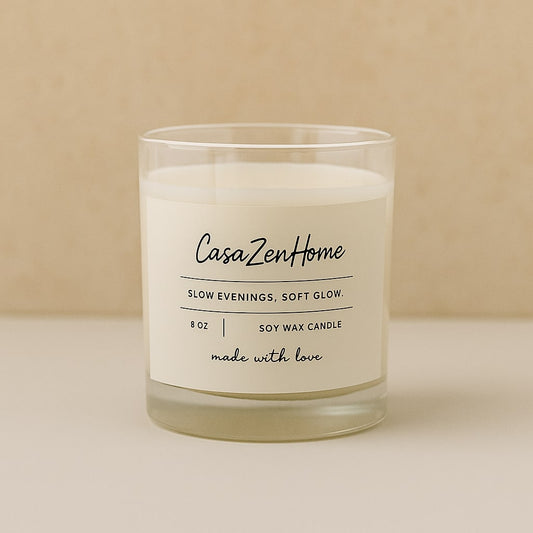 soft glow – Soy Wax Candle (Unscented)