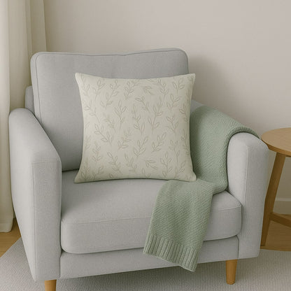 misty stems – Premium Linen-Feel Pillow