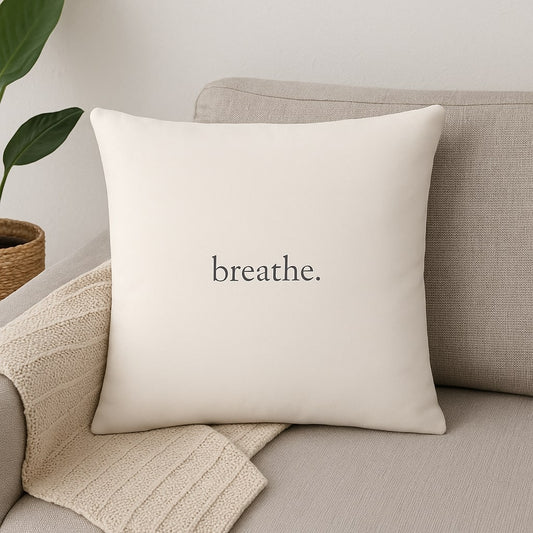 breathe – Premium Linen-Feel Pillow