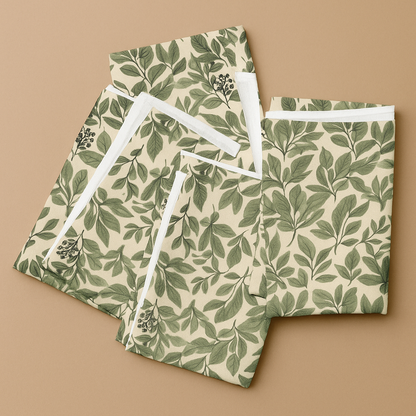 sage garden – cloth napkin set (4 pcs)