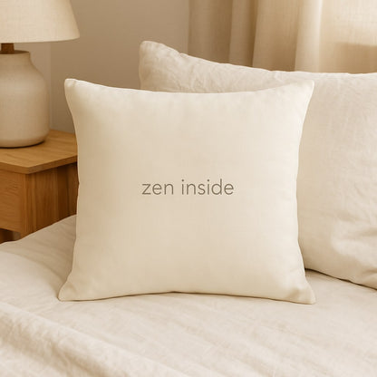 zen inside – Premium Linen-Feel Pillow