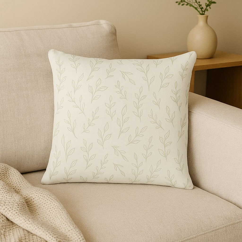 misty stems – Premium Linen-Feel Pillow